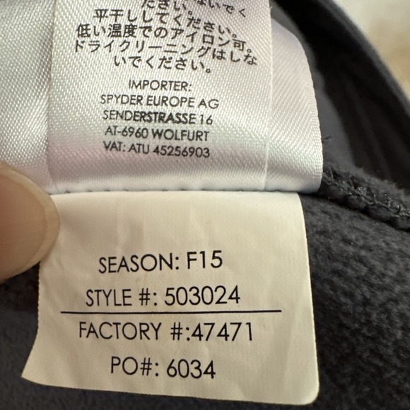 Spyder Jewel Mid Weight Core Sweater 503024 Women Large Full‎ Zip Gray Pockets - Picture 8 of 14